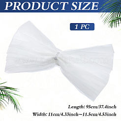 Палантин невесты из полиэстеровой марли&nbsp;AJEW-WH0314-878A