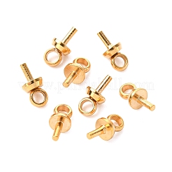 304 нержавеющая сталь чашечка жемчужные штифты булавки подвески&nbsp;X-STAS-H436-15