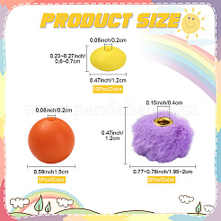 Наборы для самостоятельного изготовления круглых бусин&nbsp;DIY-YW0017-88