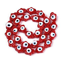 Ручной сглаза бусины бисер нитей&nbsp;LAMP-T022-07A