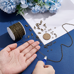 Наборы для самостоятельного изготовления цепочек/браслетов&nbsp;DIY-UN0007-73AB