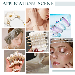 689 шт. 10 вида акриловых бусин с имитацией жемчуга&nbsp;OACR-PH0001-71