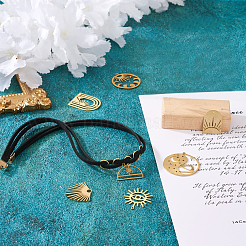 14шт 7 стильные латунные подвески&nbsp;KK-PJ0001-26