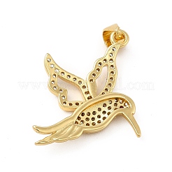 Стойки обшивки латунь микро проложить Циркон подвеску&nbsp;KK-E072-18G