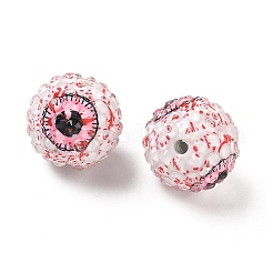 Круглый смолы горный хрусталь бисер&nbsp;OACR-Z035-01B