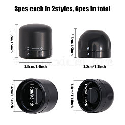 6 шт. 2 вида пластиковых пробок для бутылок&nbsp;AJEW-GO0001-63