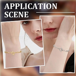 Браслеты-цепочки из нержавеющей стали 304&nbsp;BJEW-YW00017-01