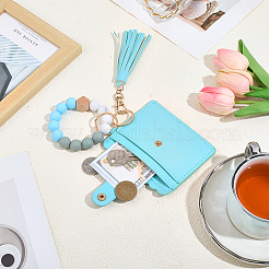 1 шт. прямоугольных держателей для визиток из искусственной кожи&nbsp;AJEW-GL0003-17B