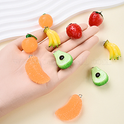 10шт 5 стиля подвески из смолы&nbsp;RESI-YW0001-97