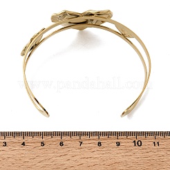 Стильные браслеты-манжеты из нержавеющей стали 304&nbsp;BJEW-K302-01A-G