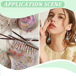 14 шт. 7-х цветные сердечки с натуральными и синтетическими драгоценными камнями&nbsp;HJEW-SC00095