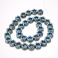 Гальваническим немагнитных синтетический гематит пончик бисер пряди G-F230-13