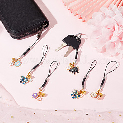 Подвеска из эмали из сплава овцы&nbsp;HJEW-AB00478