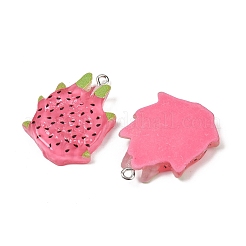 Подвески из непрозрачной смолы с фруктовой тематикой&nbsp;RESI-F061-02