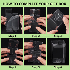 Прямоугольные упаковочные коробки из ПВХ&nbsp;CON-WH0099-30C