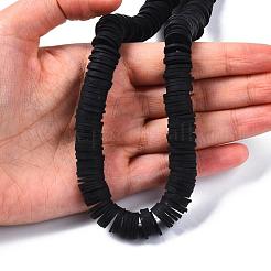 Плоские круглые бусины из глины ручной работы полимерные&nbsp;CLAY-R067-12mm-42