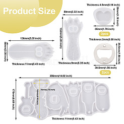 4 набор для самостоятельного изготовления открывалки для бутылок&nbsp;DIY-BG0001-43