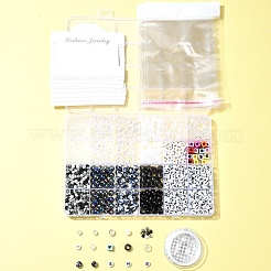 Наборы для изготовления браслетов из акриловых и пластиковых бусин своими руками&nbsp;DIY-FS0006-42