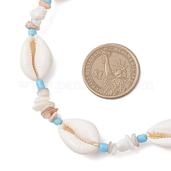 Ожерелья из натуральных морских ракушек каури&nbsp;NJEW-JN05848