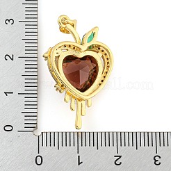 Покрытие стойки латунь микропаве прозрачные подвески из кубического циркония&nbsp;ZIRC-L100-162G