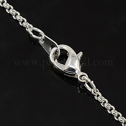 Латунь цепи ожерелья&nbsp;X-NJEW-D079-N