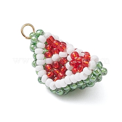 Подвески в виде фруктов из стеклянных бусин&nbsp;PALLOY-MZ00894-01