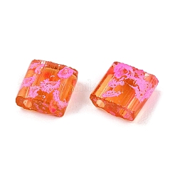 Прозрачные стеклянные бусы с 2 отверстием&nbsp;SEED-S023-30C-13