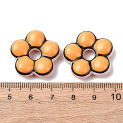 Стеклянные эмалевые бусины ручной работы&nbsp;GLAA-K070-06F