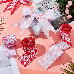 4 рулон полиэстеровой ленты ко Дню святого Валентина 4 видов OCOR-WR0001-85