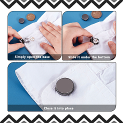 5 пара латунных запонок&nbsp;BUTT-FG0001-57B