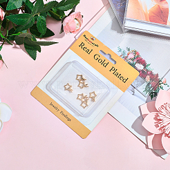 8 шт. латунные застежки-лобстеры&nbsp;KK-BBC0022-43