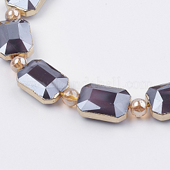 Непрозрачное стекло бисер нитей&nbsp;EGLA-K013-PL-03B