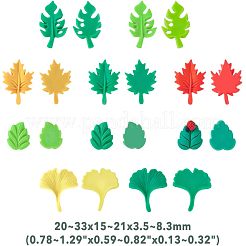 40шт 4 набора непрозрачных смоляных кабошонов&nbsp;CRES-HY0001-01