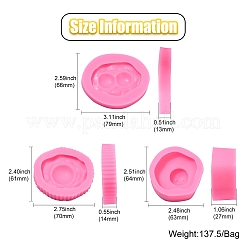 3 шт. 3 вида силиконовых форм для яиц-пашот&nbsp;DIY-CJ0002-30