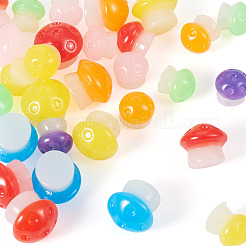 30 шт. 2 стиля светящегося смоляного грибного украшения&nbsp;RESI-TA0004-02C