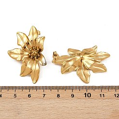 Серьги-гвоздики из нержавеющей стали 304&nbsp;LS-EJEW-Z130-01G