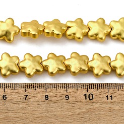 Стеклянные бусины с гальваническим покрытием &nbsp;EGLA-H109-03