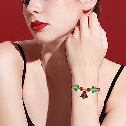 80шт 7 цвета прозрачные стеклянные бусины&nbsp;GLAA-SC0002-81