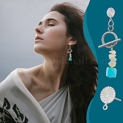 20 пара сережек-гвоздиков из нержавеющей стали 304&nbsp;STAS-UN0049-52