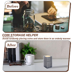 50шт 2-х стилистический пластиковый ящик для хранения монет&nbsp;AJEW-GA0009-09A