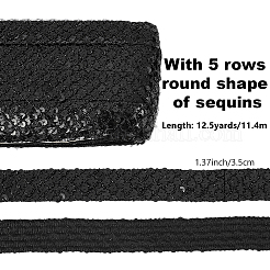 12.5 ярд эластичной отделки из полиэстера с блестками&nbsp;OCOR-AR0001-75B