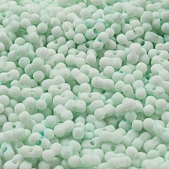 Непрозрачный матовый стеклянный бисер цвета макарон&nbsp;X1-SEED-K009-12B-07