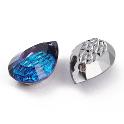 Подвески из тисненого стекла со стразами&nbsp;LS-GLAA-J101-05A-001BB