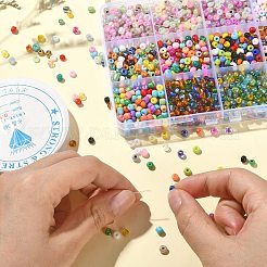 1800шт 12 цвета 6/0 стеклянные бусины&nbsp;SEED-CJ0001-18