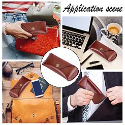 1 шт. футляр для очков из искусственной кожи&nbsp;AJEW-CN0001-44B