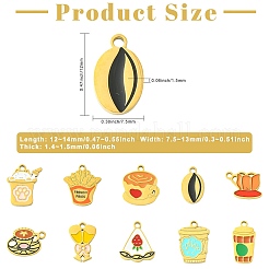 10 шт. 10 стиля подвески из нержавеющей стали 304&nbsp;STAS-CJ0003-35
