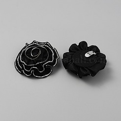 Украшение для обуви из полиэстера с цветком&nbsp;AJEW-WH0348-632