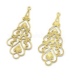 Латунные филигранные подвески&nbsp;KK-K184-31C-RS