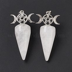 Природного кварца хрустальных подвесок&nbsp;G-P484-02P-05