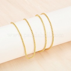 Женские ожерелья из латунной цепочки толщиной 1.5 мм&nbsp;NJEW-A062-01G